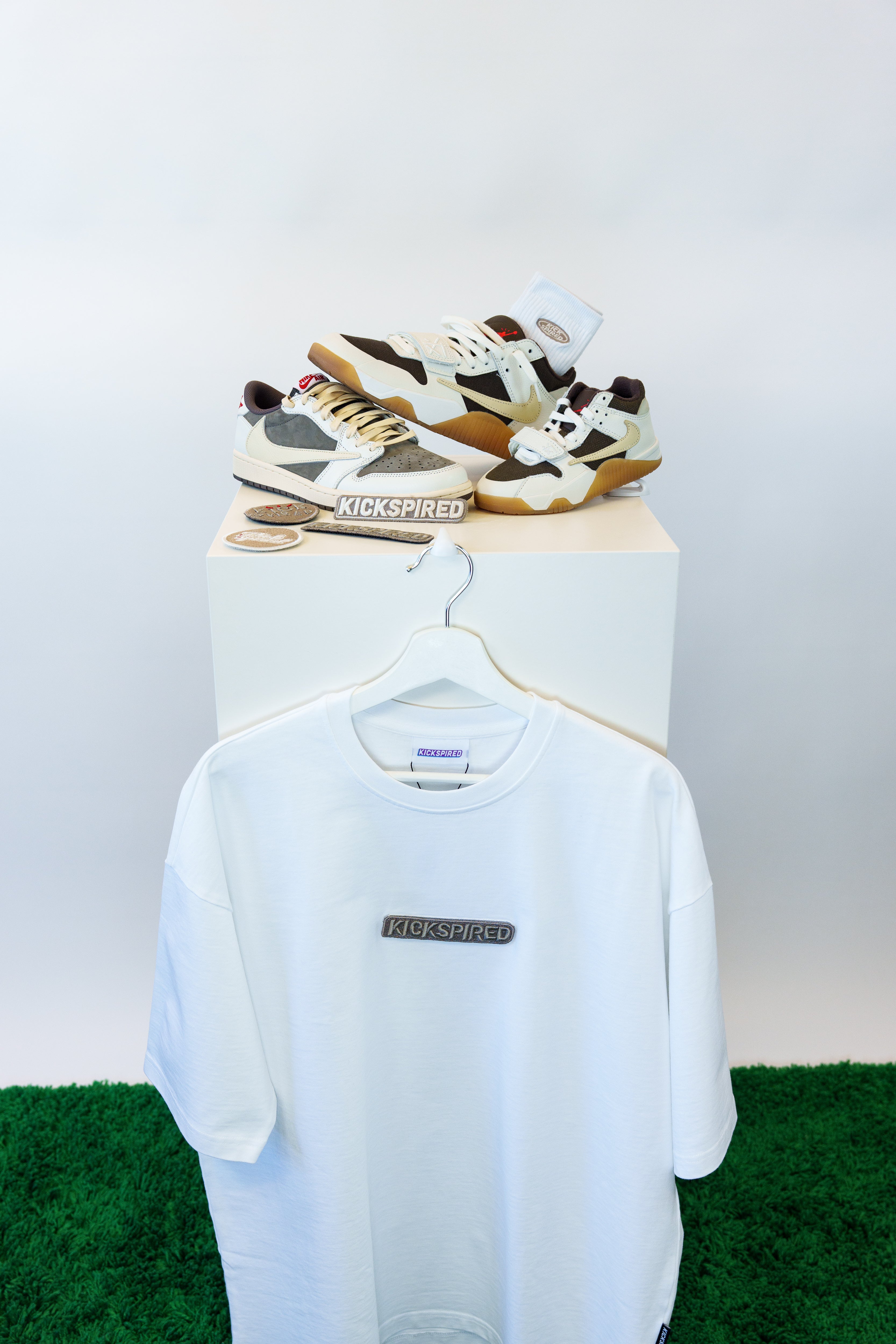 SQUARE BADGE MOCHA/LIGHT BROWN Kickspired