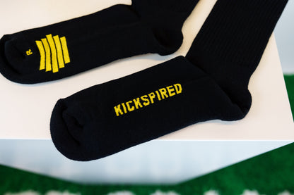 SOCKS BLACK/YELLOW Kickspired
