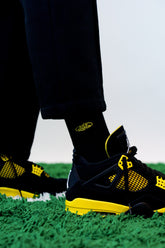 SOCKS BLACK/YELLOW Kickspired